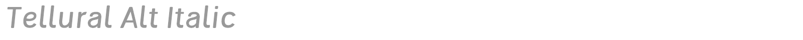 Tellural Alt Italic font preview